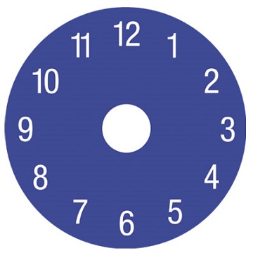 Schulhofgestaltung Uhr