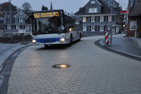 Farbasphalt für hohe Scherkräfte